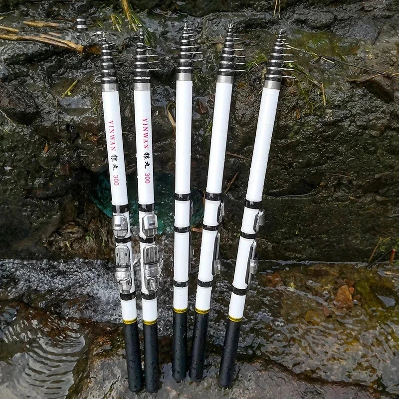 1.8M/2.1M/2.4M/2.7M/3.0M Telescopic Rock Fishing Rod