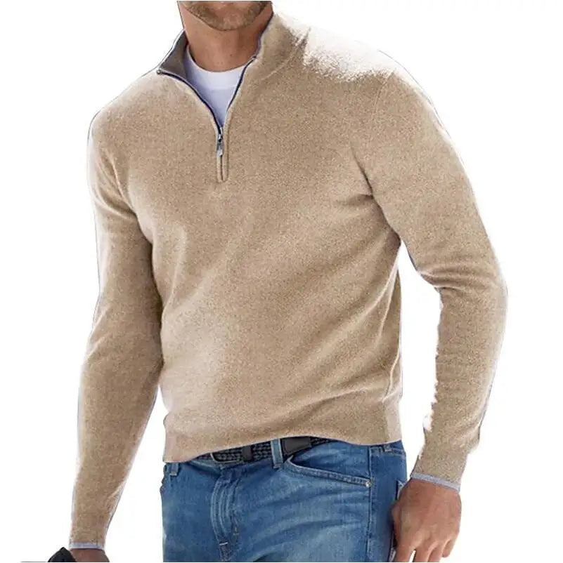 2025 Long Sleeved Sweater Men's Base Sweater for men in
