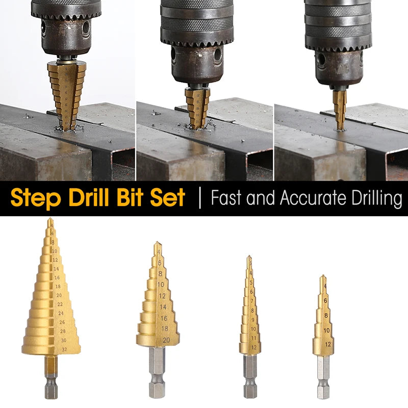 AMR 3pcs 3-12mm4-12mm 4-20mm 4-32mm Straight Groove