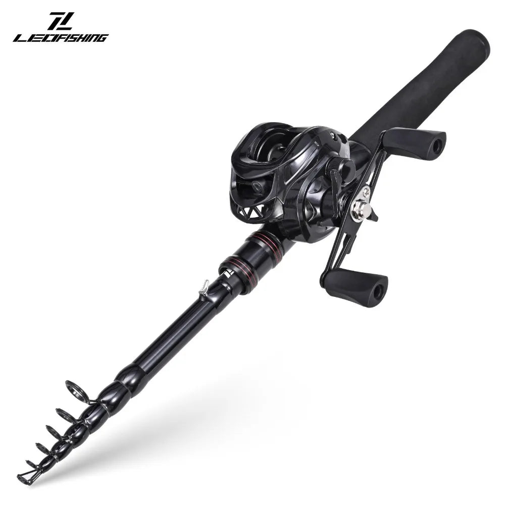 2025 Telescopic Fishing Rod Full Kits Casting Rod Ultra Short