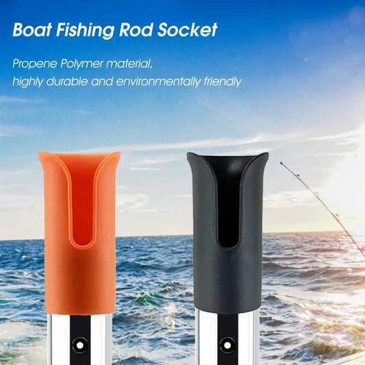 1Pc/1 Set Slotted Fishing Rod Bracket Round Single Hole Rod Rack Tube Rust Resistant Fishing Rod Holder Boat Кронштейн Удочки