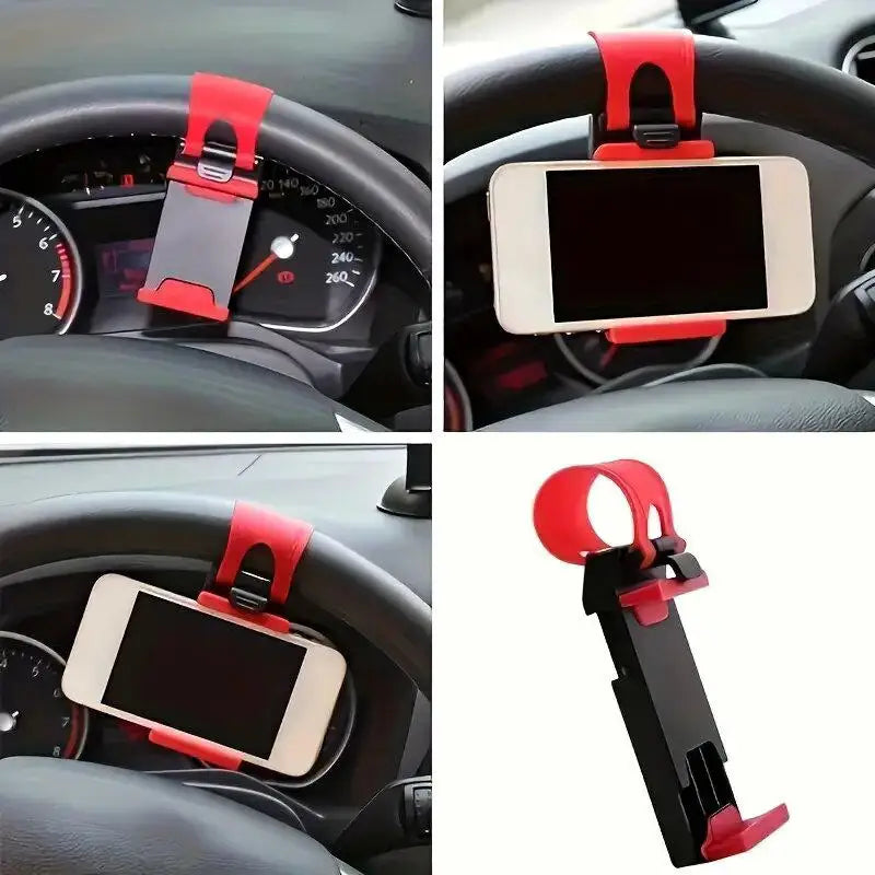 Car Phone Holder Car Steering Wheel Holder Bike Clip