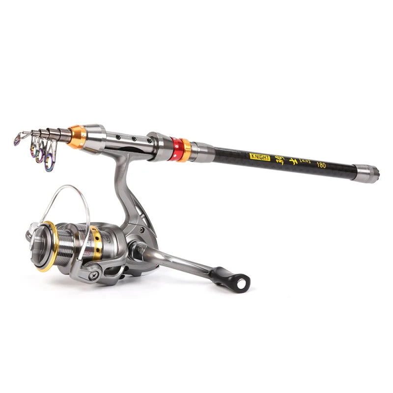 Lixada Telescopic Fishing Rod and Reel Combo
