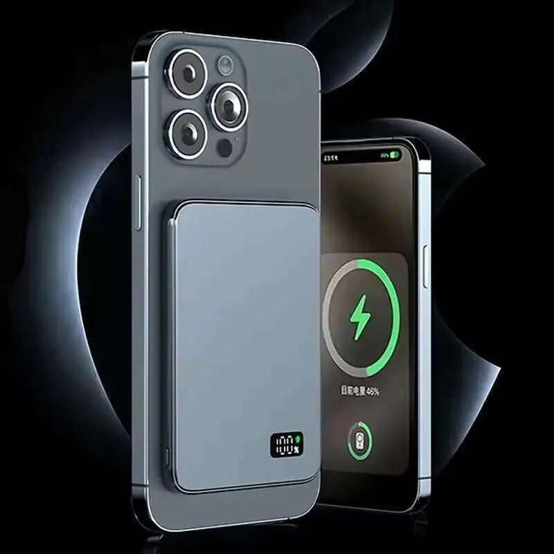 Xilecaly Ultra thin Alloy Powerbank Magnetic Power Bank