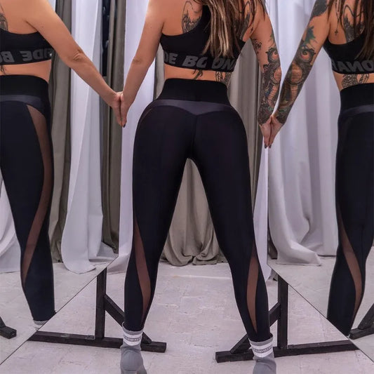 Yogaleggings Sport Dames Fitnesslegging