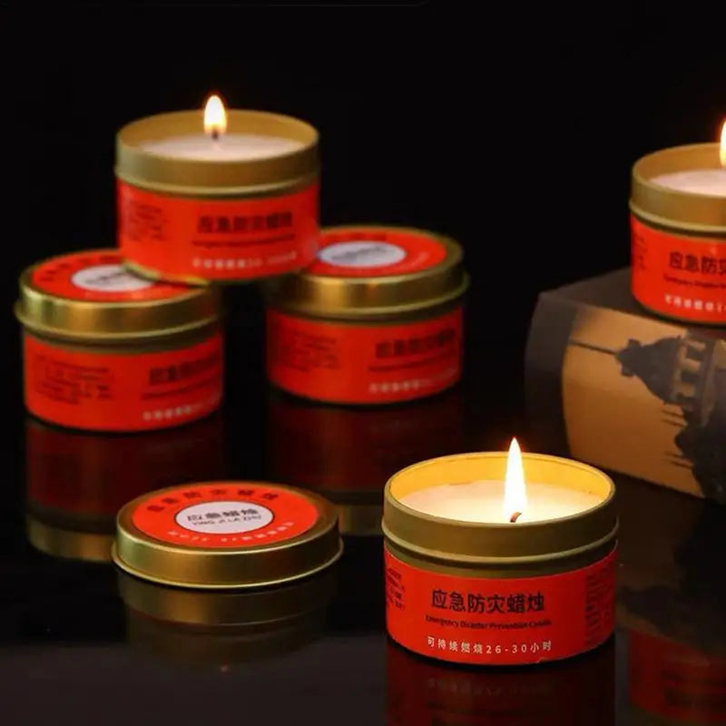 Windproof Candles 30 Hour Light Long Lasting