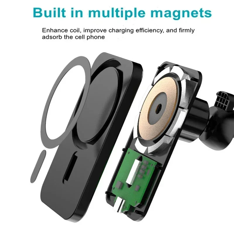 Car Phone Holder Stand Mount 30W Magnetic