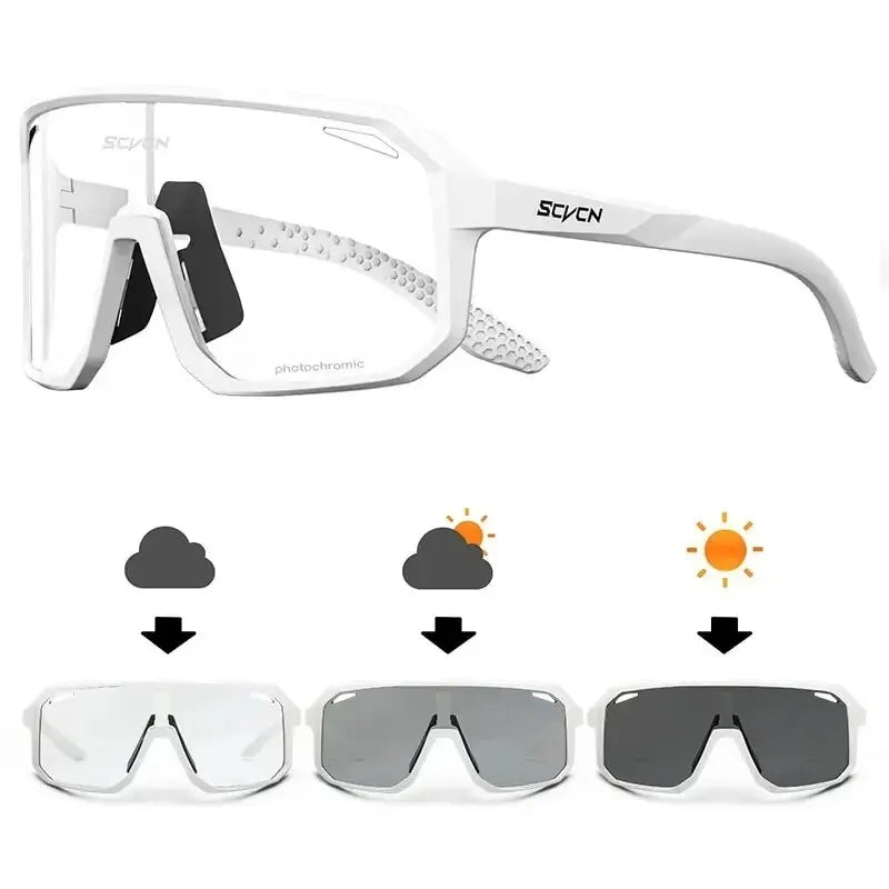 Cycling Glasses Photochromic Sunglasses Men Women Mountain