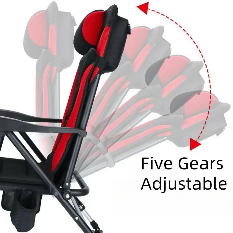 Outdoor Retractable Fishing Chair Portable Fishing