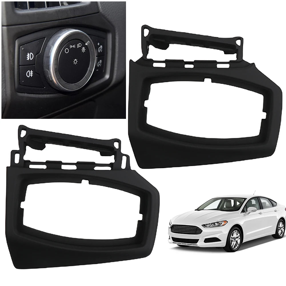 Dashboard Headlight Switch Button Frame Cover Trim Low&High
