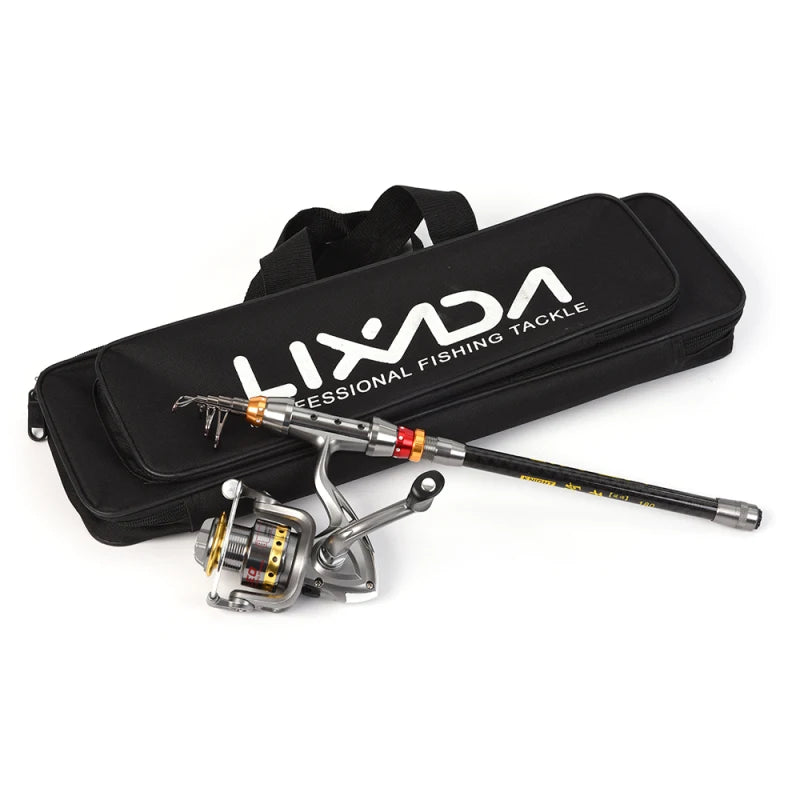 Lixada Telescopic Fishing Rod and Reel Combo