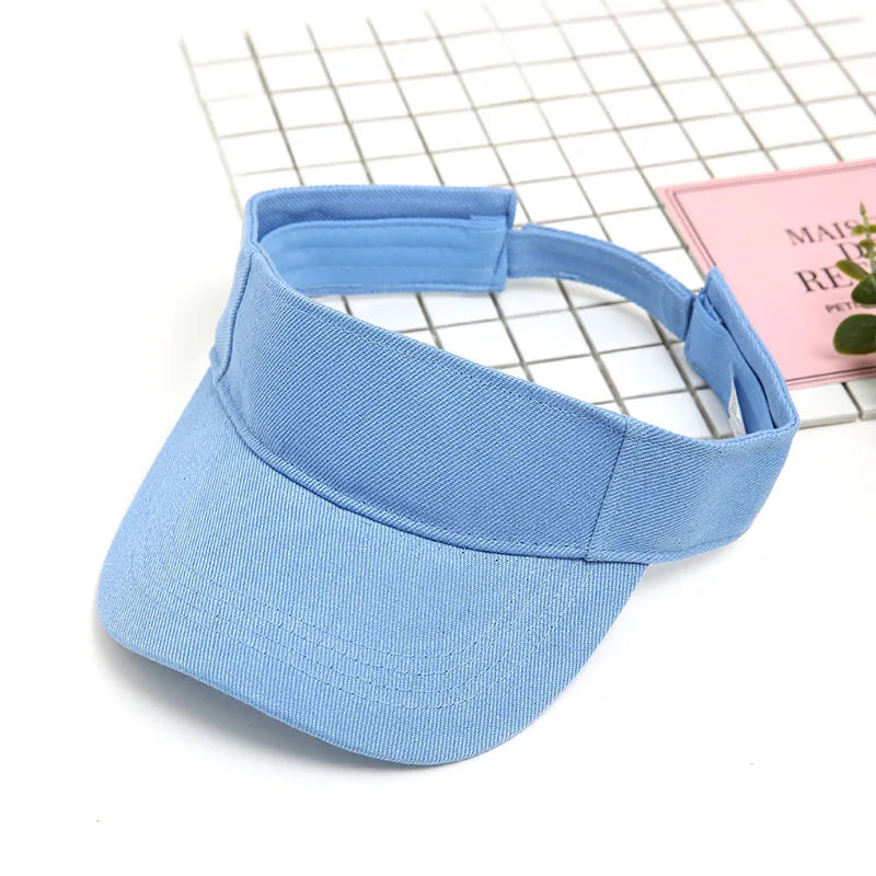 Sport Visor Hats Adjustable Empty Top Baseball Cap Sun