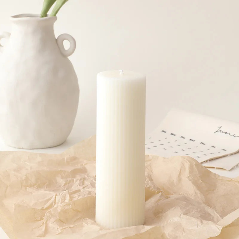 Pillar Candles Cylindrical gear candle household