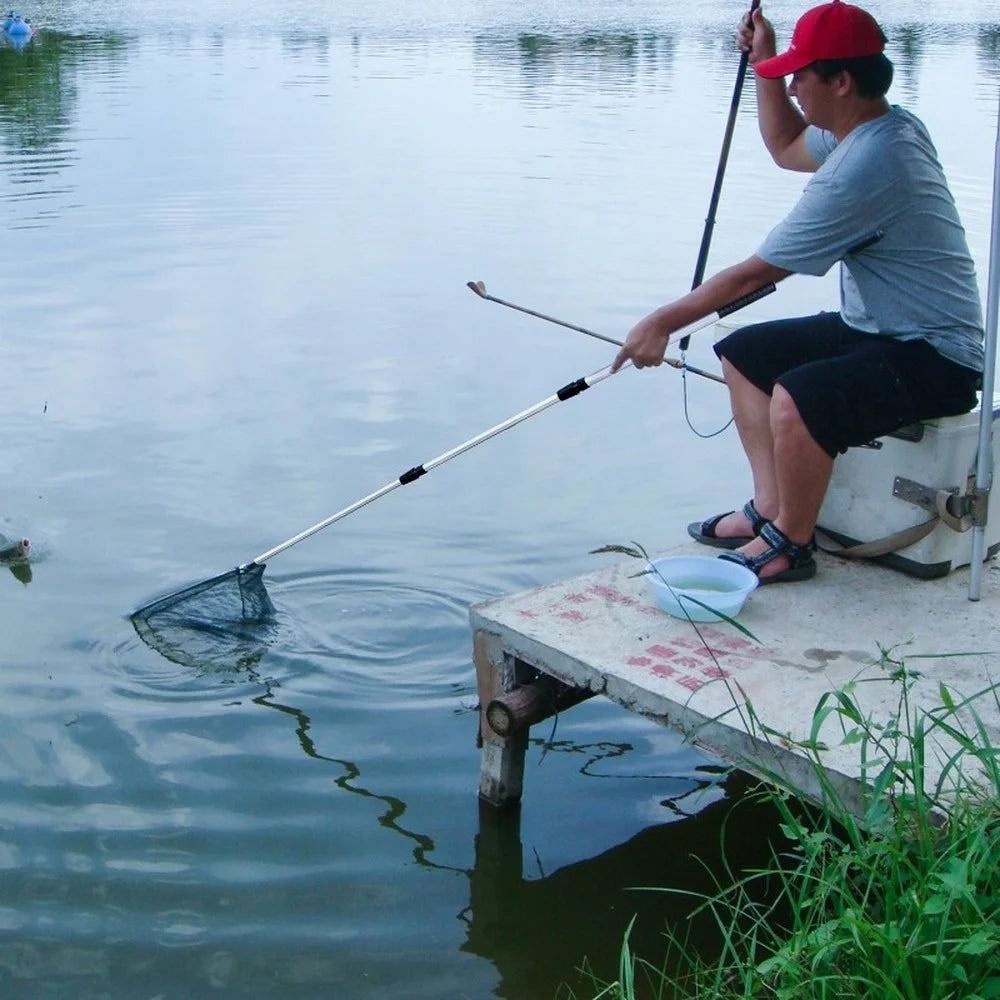 190cm 92cm 55cm Telescopic Landing Net Folding Fishing Pole