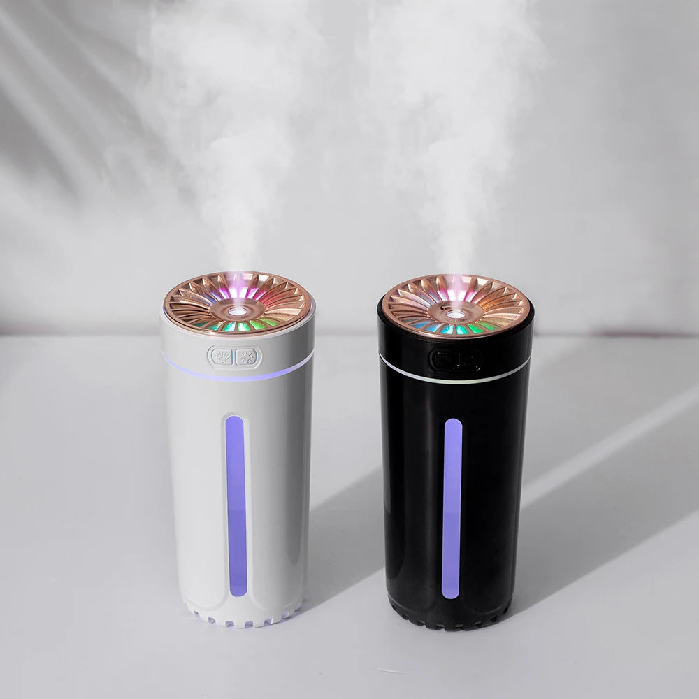 Draadloze autoluchtbevochtiger, draagbaar, 300 ml of USB-diffuser,