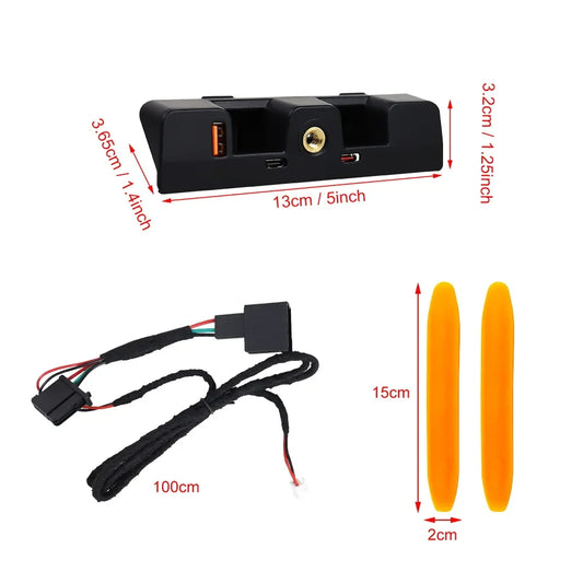 Dashboard USB Expansion Dock for Ford Bronco Accessories