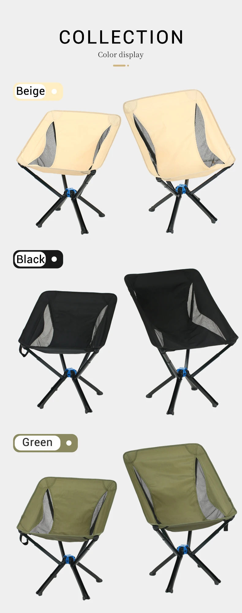 Small Portable Folding Camping Chair Outdoor