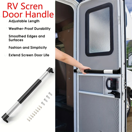 Universal RV Screen Door Handle Bar Non Slip Grab Bar