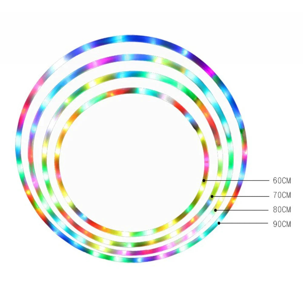 CrossFit Folding Exercise Circle Fitness Equipment LED Colour