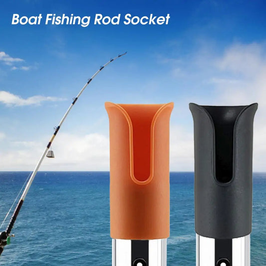 1Pc/1 Set Slotted Fishing Rod Bracket Round Single Hole Rod Rack Tube Rust Resistant Fishing Rod Holder Boat Кронштейн Удочки