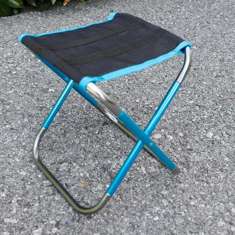 Outdoor Camping Chair Golden Aluminum Alloy