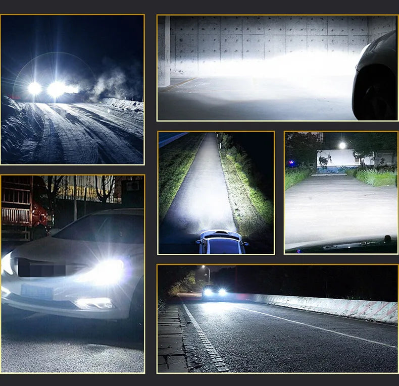 2PCS 9005/HB3 9006/HB4 H7 H11 H4 H1 LED Headlight