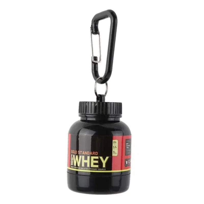 Portable Protein Powder Container Pill Organizer
