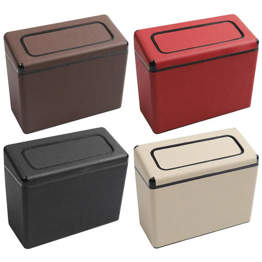 Car Trash Can with Lid Large Capacity Car Accessories Trash