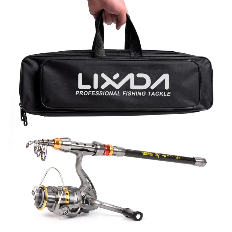Lixada Telescopic Fishing Rod and Reel Combo