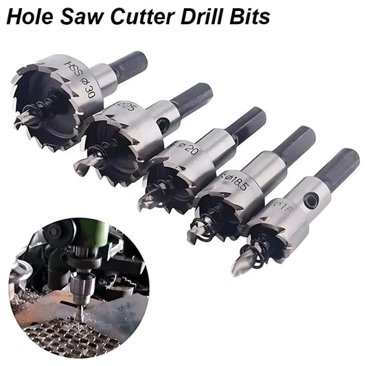 Hole Saw Cutter Drill Bit Set Holesaw Core HSS