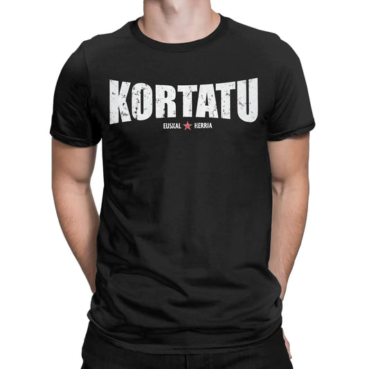 Kortatu Music T-Shirts Men  Funny Cotton Tees Round Neck