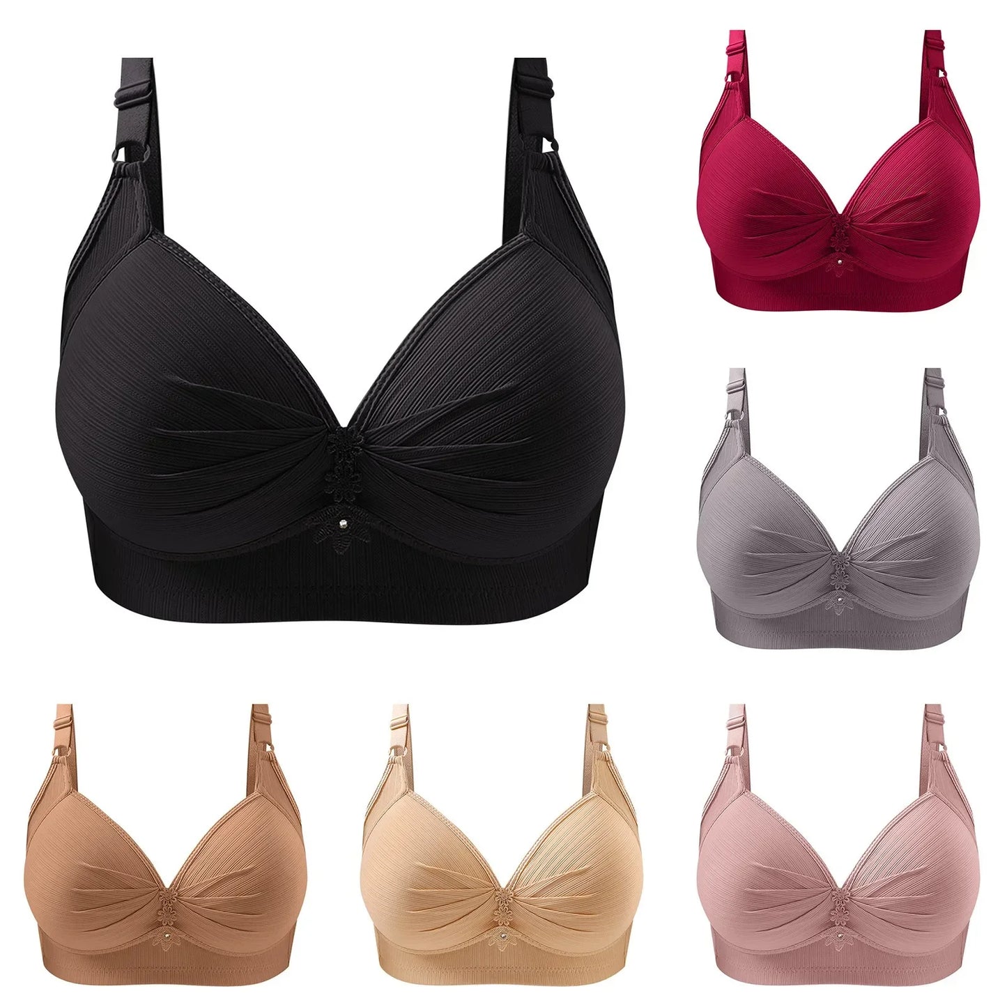 Push-up bh voor dames, zonder beugel,