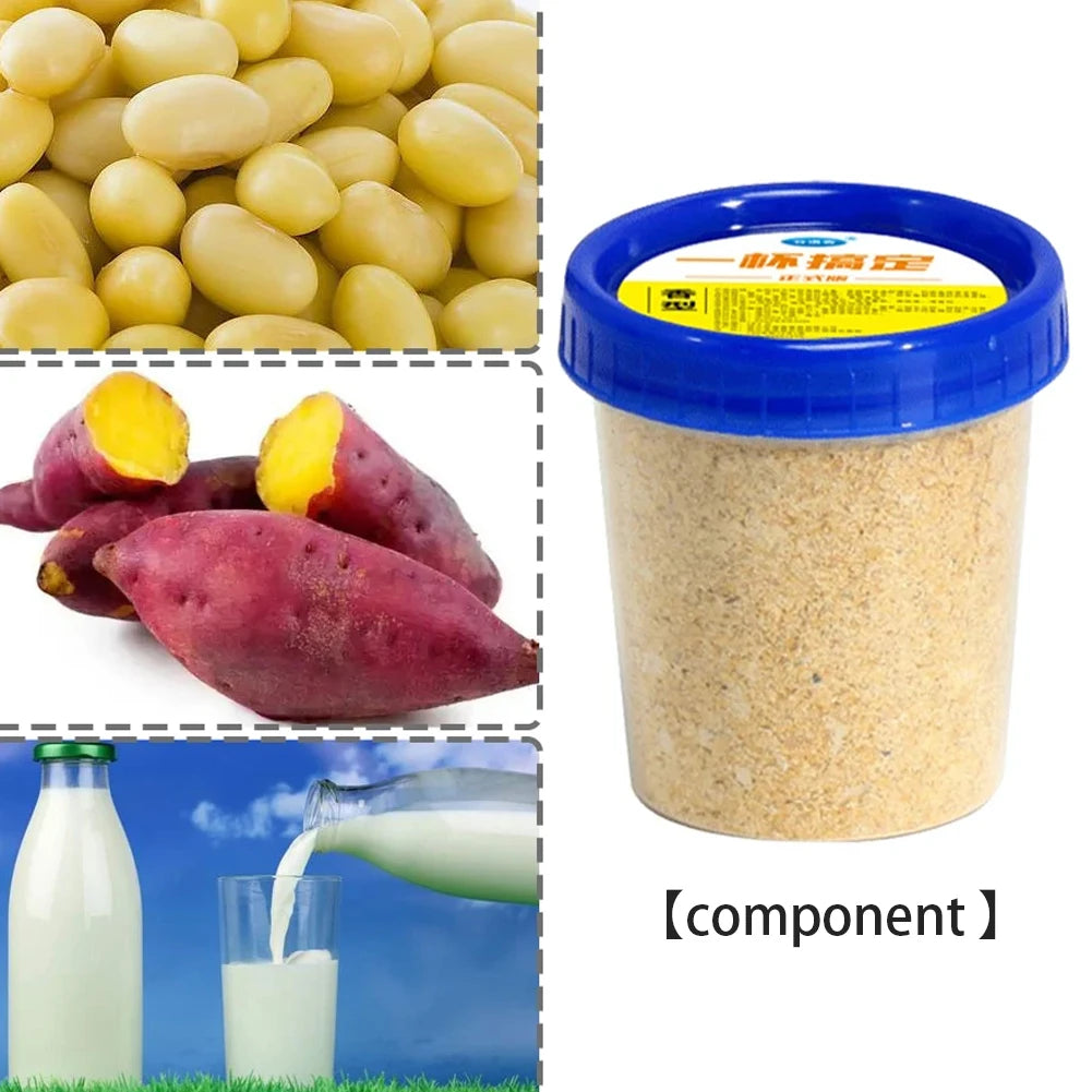 Comprehensive Fishing Bait Carp Grass Carp Crucian Efficient Attraction Stir Powdery Lure Fishing Attractant Fishing Powder Bait