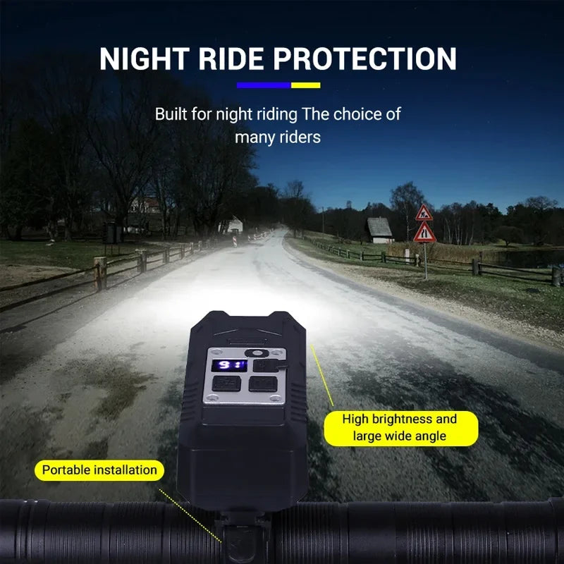 Cycling Light Super Bright Bicycle Front Light Rechargeable