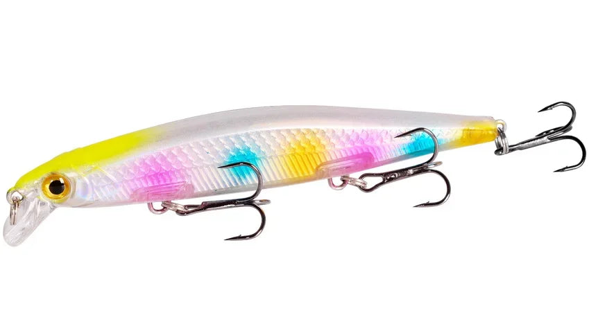 Fishing Lures 11cm 12.5g Sinking Minnow Wobblers Plastic Artificial Baits With 3 Hook For Bass Pike Carp Swimbait Fishing Tackle