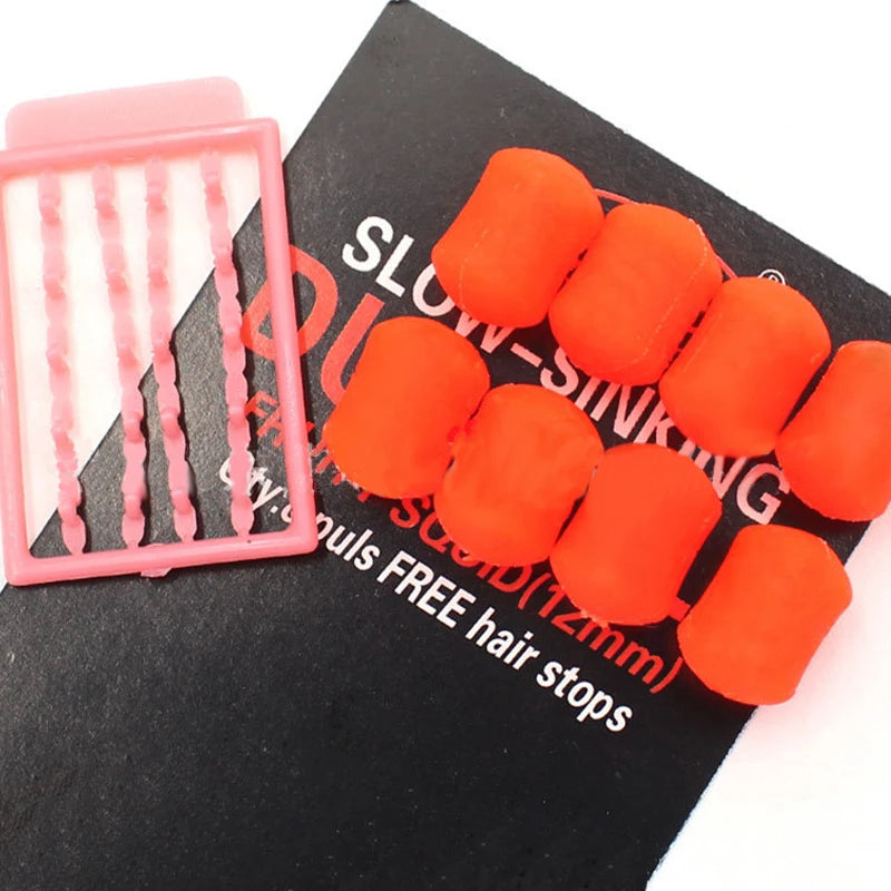 8Pcs/Pack 12mm Carp Fishing Bait Slow Sinking Dumbells Bait Fruity