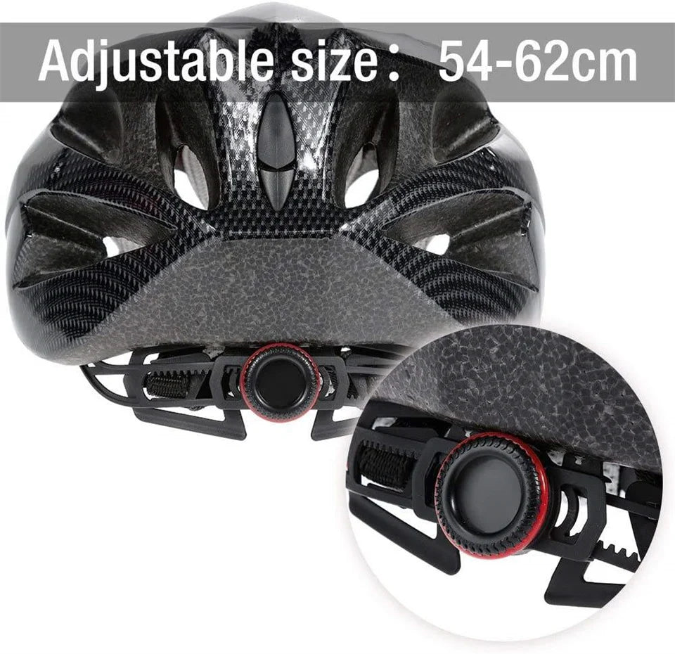 Fietshelm Comfort Voering Lichtgewicht Vezeltextuur Helm
