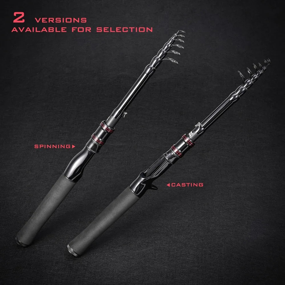 2025 Telescopic Fishing Rod Full Kits Casting Rod Ultra Short