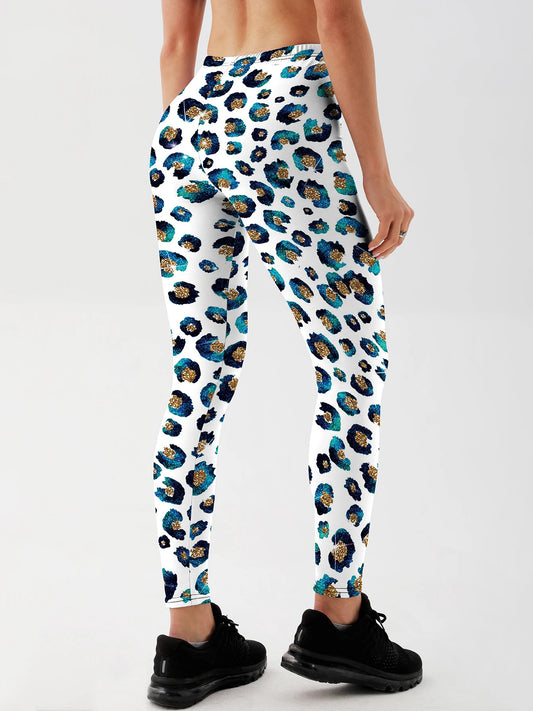 Women Leopard Printed Leggings For Fitness