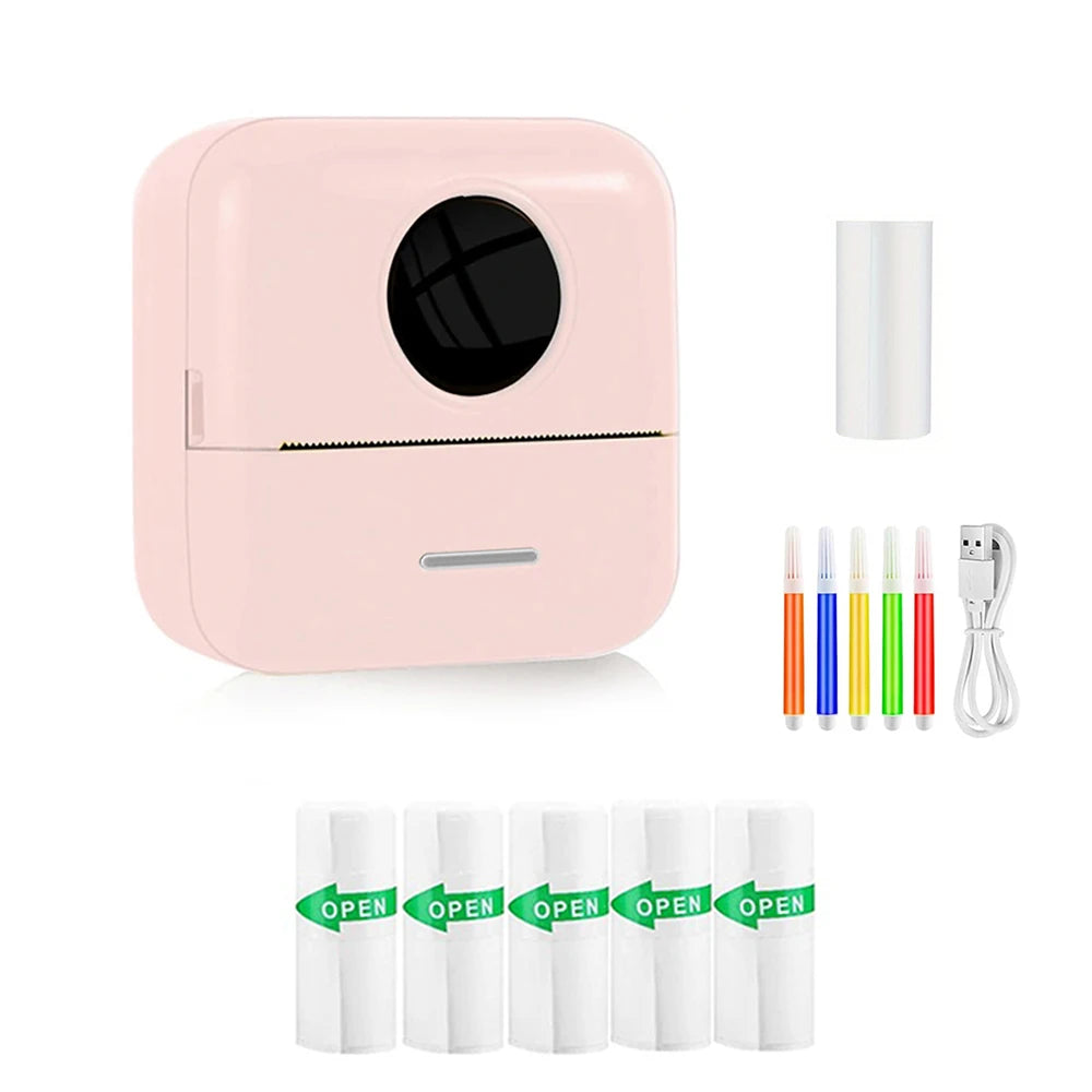 Mini Printer, Inkless Sticker Maker,