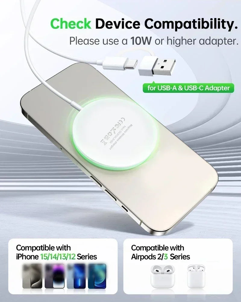 30W Magnetic Wireless Charger Pad Original Fast Charging