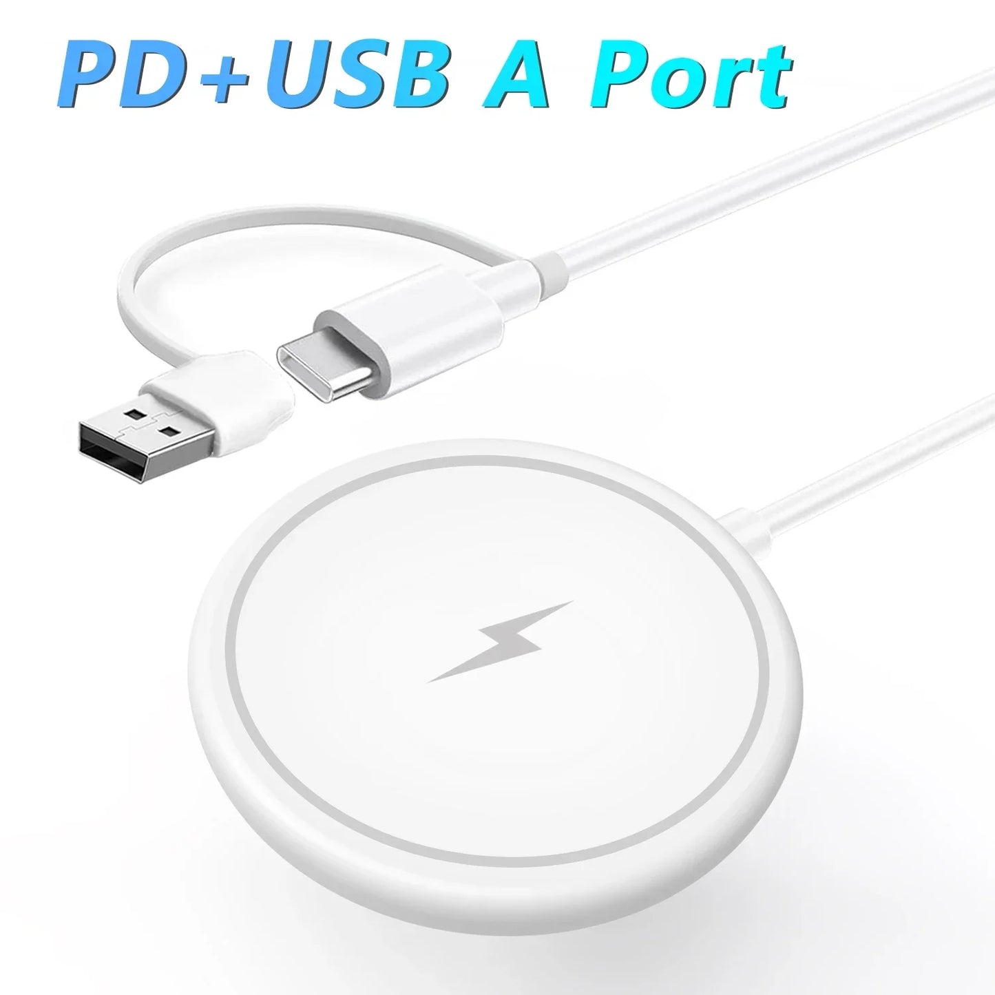 30W Magnetic Wireless Charger Pad for iPhone 15 14 13 12 11 Pro