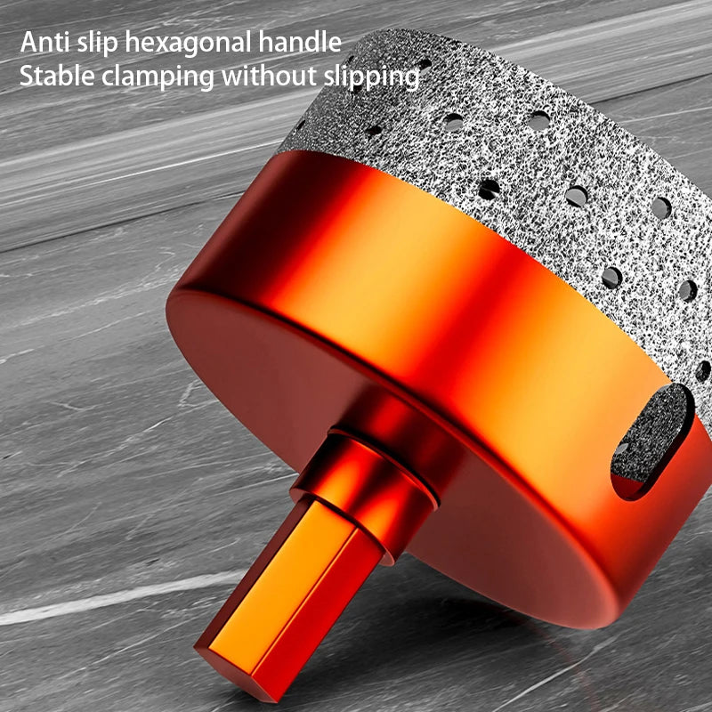 Diamond Brazed Core Dry Drill Bit for Porcelain Tiles Marble