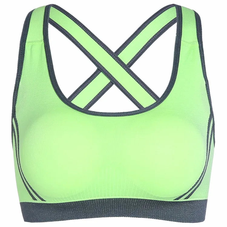 Draadloze sportbeha met bewegingscomfort voor dames