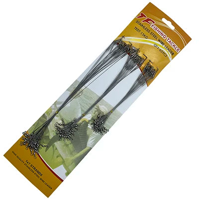 60PCS Steel Wire Leader With Swivel 15/20/25CM