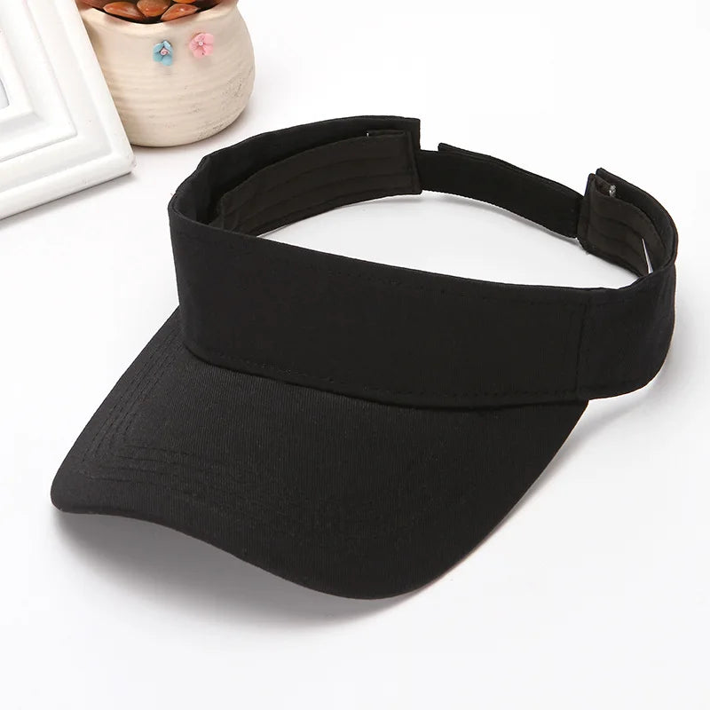 Sport Visor Hats Adjustable Empty Top Baseball Cap Sun