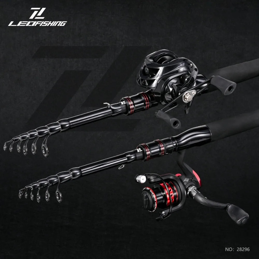 2025 Telescopic Fishing Rod Full Kits Casting Rod Ultra Short