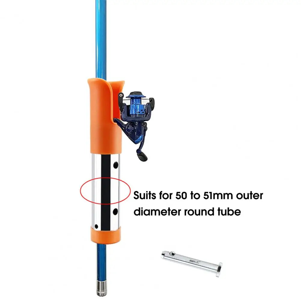 1Pc/1 Set Slotted Fishing Rod Bracket Round Single Hole Rod Rack Tube Rust Resistant Fishing Rod Holder Boat Кронштейн Удочки