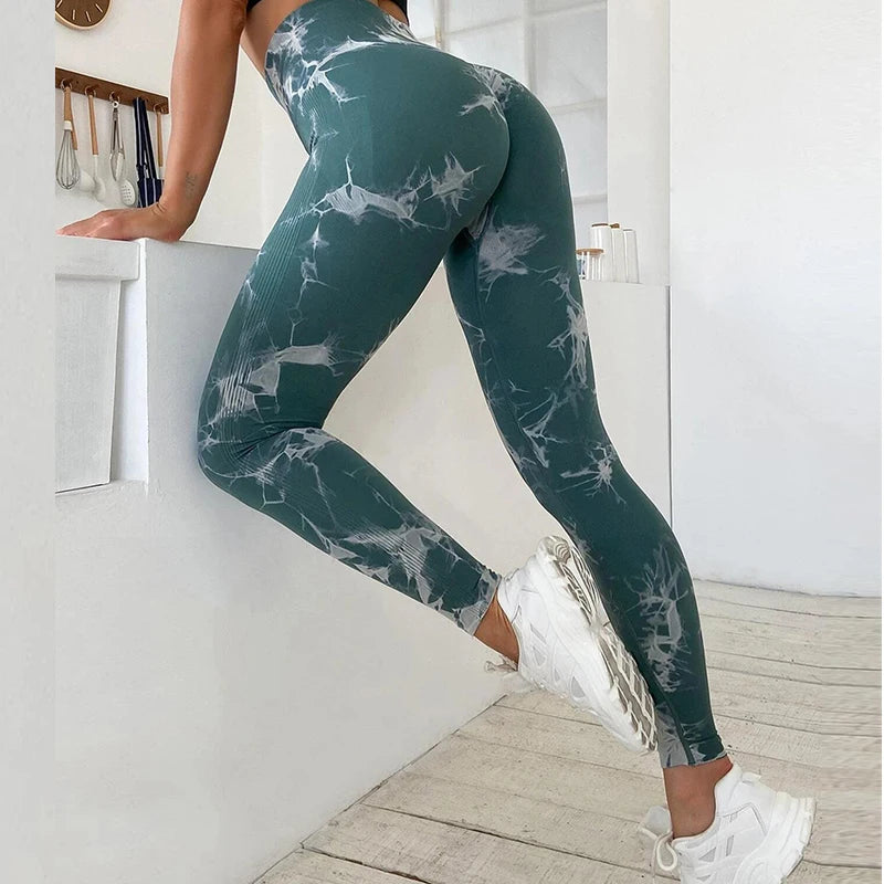Sexy dames gym yoga leggings hoge taille push-up legging