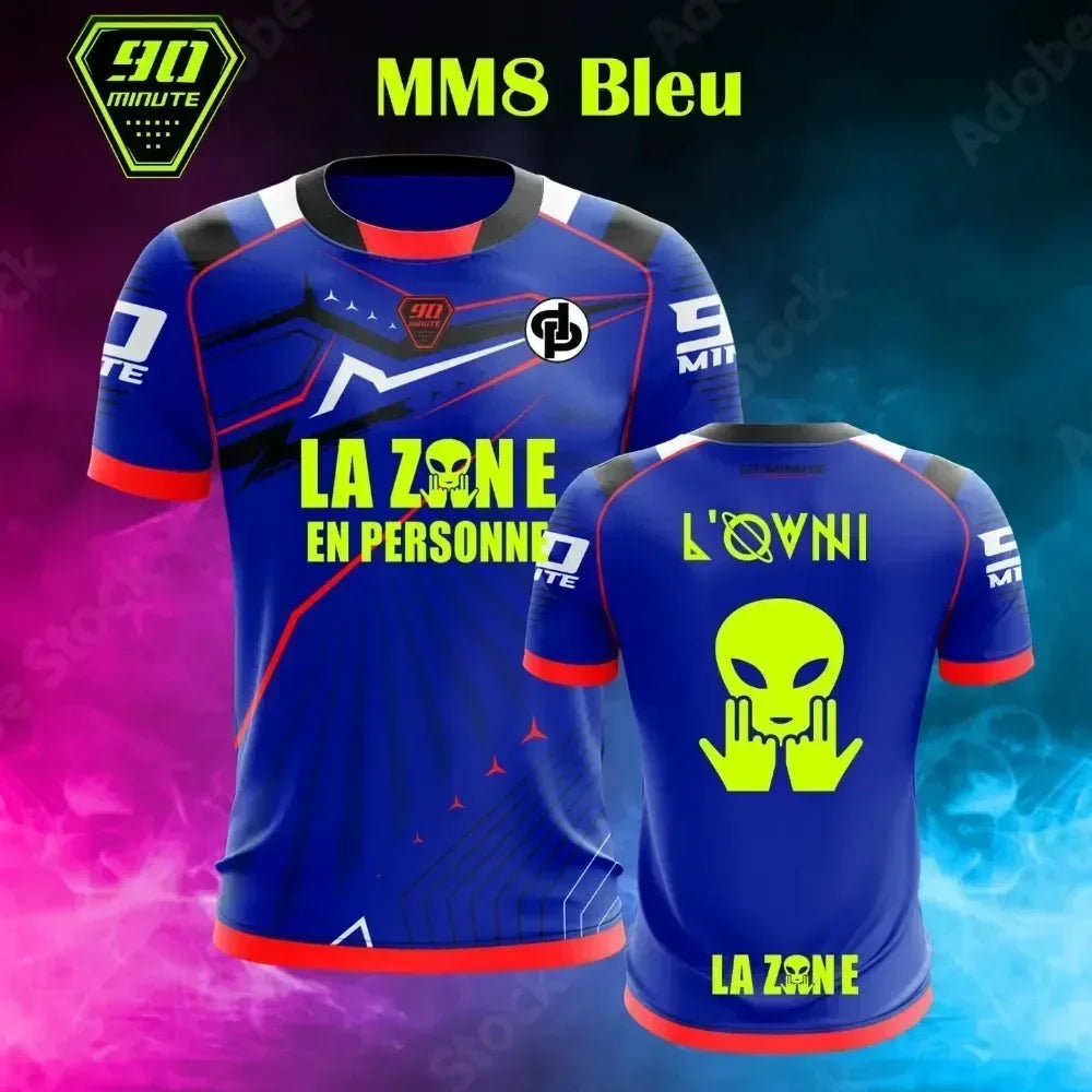 24-25 Men's PSG Fourth Jersey Football Oversized Sports